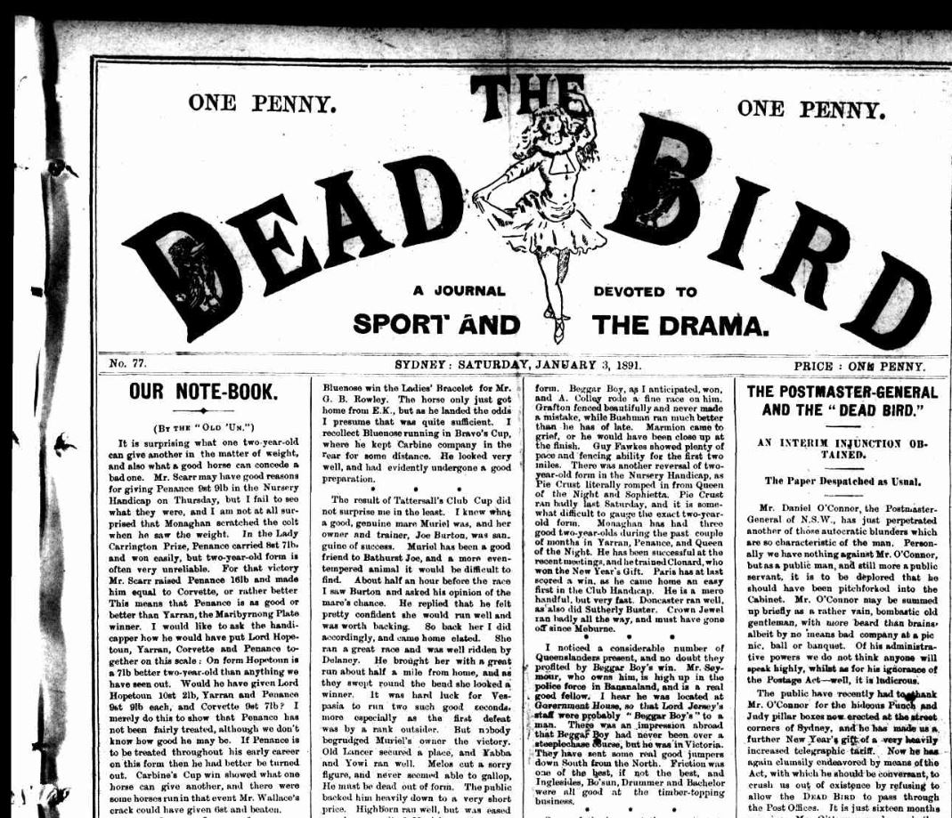 Birds in the Newpaper archives