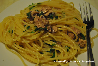 9. Spaghetti z tuńczykiem...czyli szybka kolacja