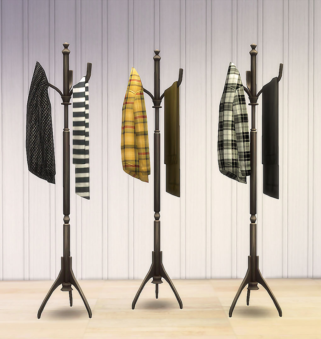 Sims4 Coat Rack Recolors 外套立架 [Ruby Red Sims]