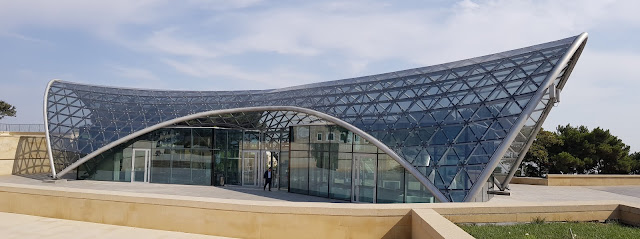 azerbaijan visit places see baku upland park funicular station