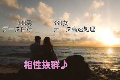 SSD・HDDの両方を搭載したモデル