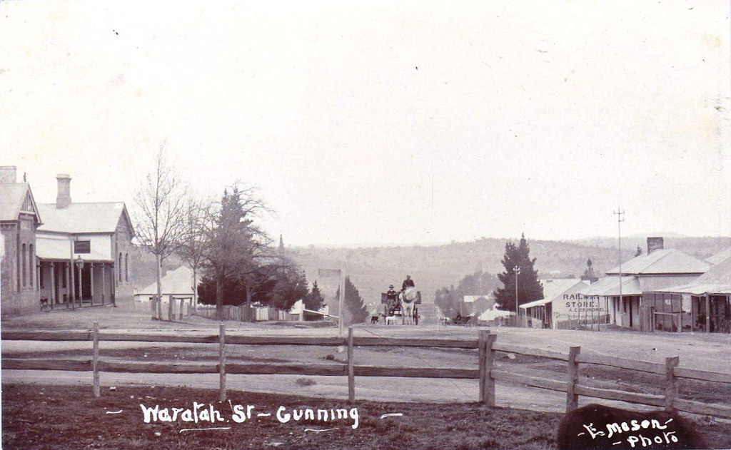 Waratah Street, Gunning NSW, circa 1900s