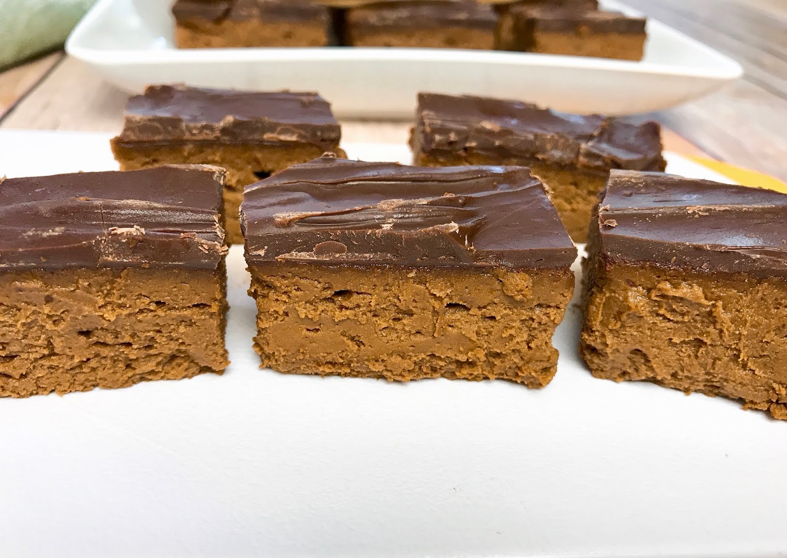 Flourless Protein Peanut ButterChocolate Brownies (Vegan too!)