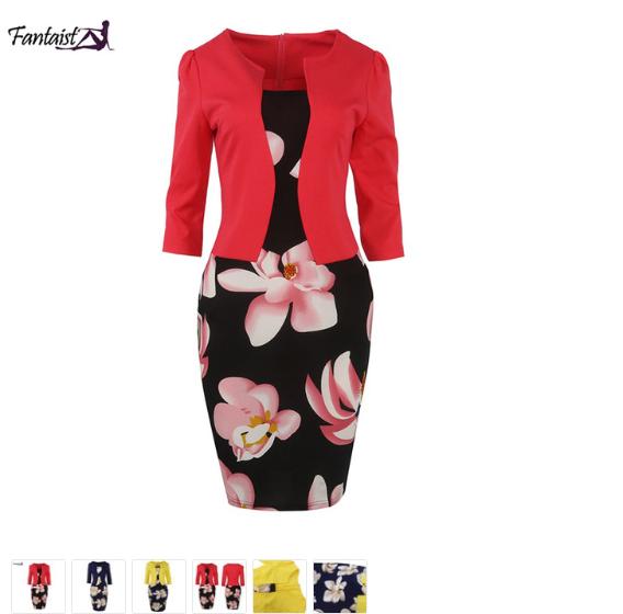 Ladies Dress Outiques Online - Red Dress - Ladies Lack Dress Shoes Uk - Sale Items