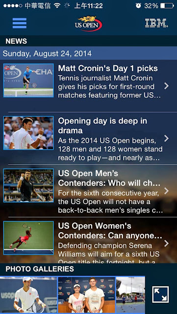 使用者可以流暢觀賞高畫質賽事影片、瀏覽新聞、檢視球員資料及賽局分析_082514_IBM提供。.jpg enter image description here