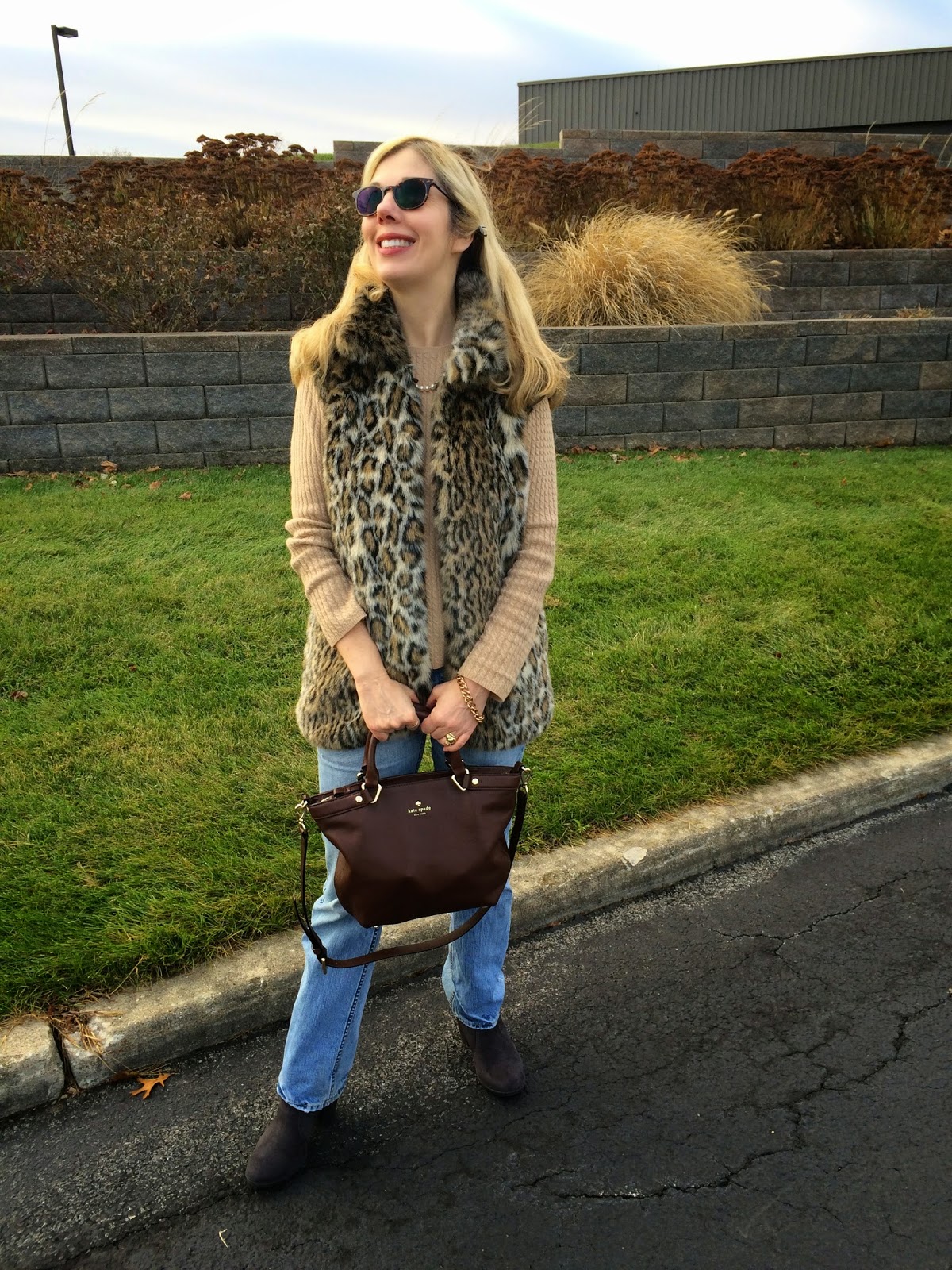 Tickled Pink Woman Style How To Faux Fur Vest...