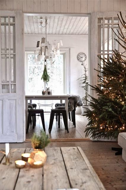 modern Scandi Christmas interiors