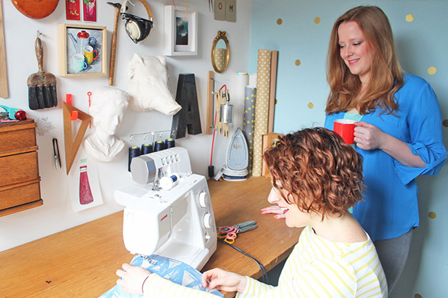 Sewing Space Tours... Kate's South London studio!