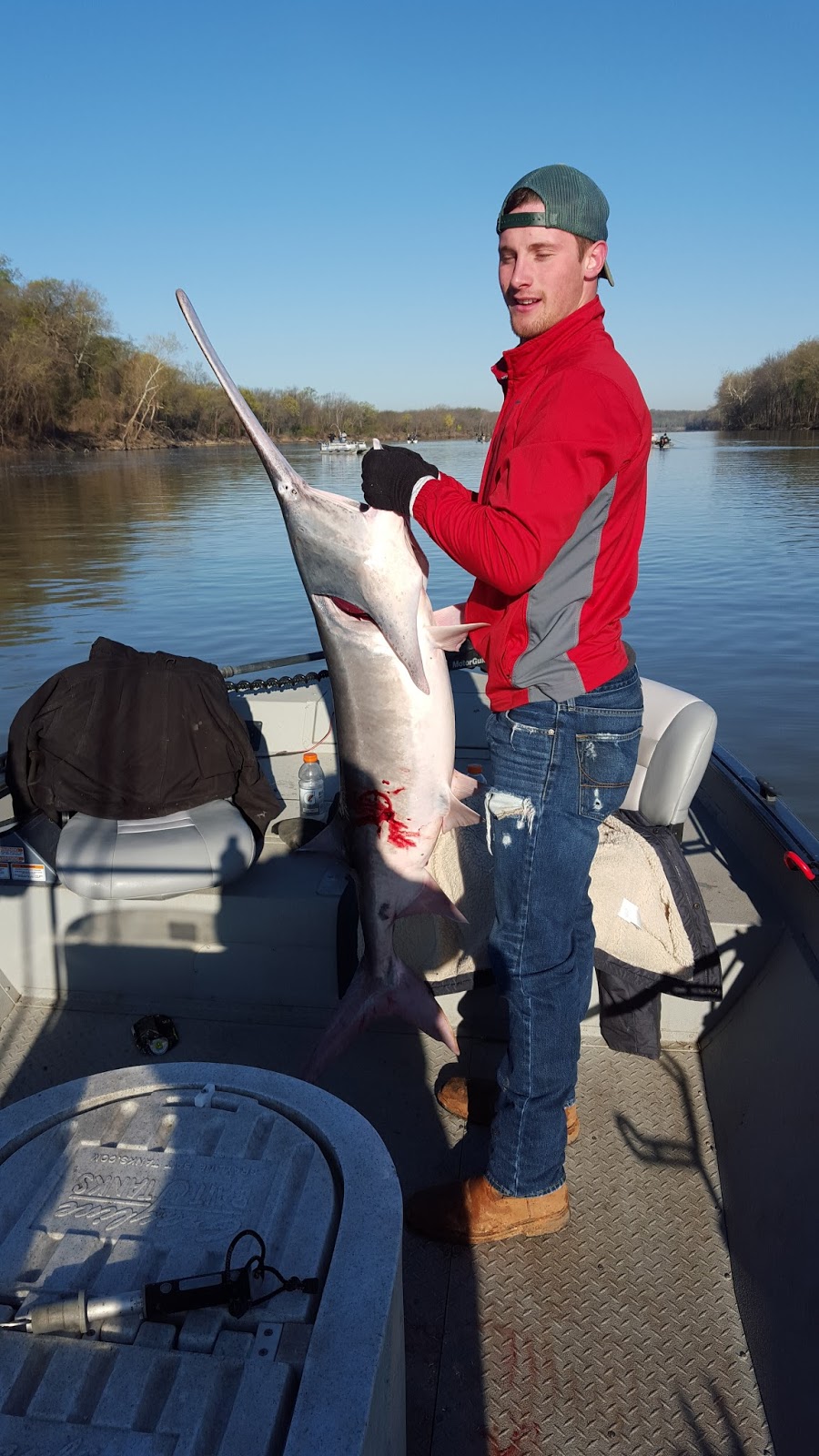 Larry's Hook Line and Sinker Chouteau Bend Spoonbill 4/2/2016