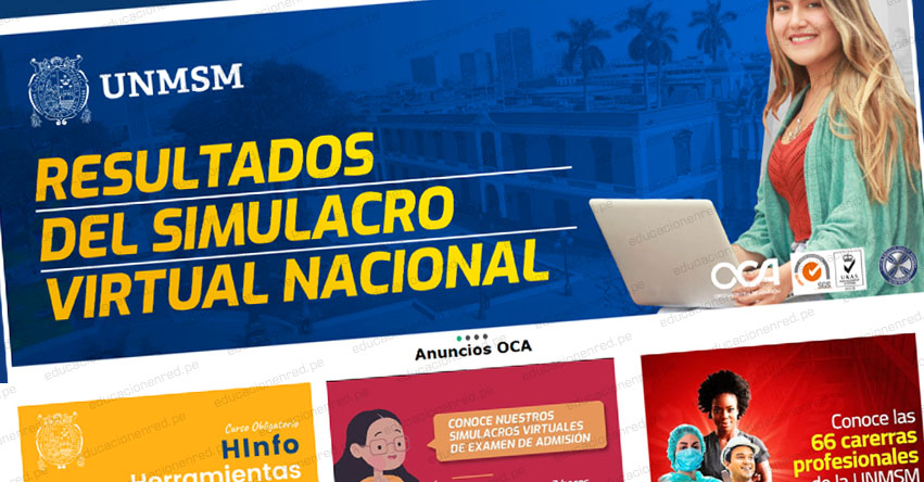 RESULTADOS SAN MARCOS: UNMSM Publicó Lista de Postulantes aprobados del Simulacro Virtual Nacional (Domingo 16 Agosto 2020) RESULTADOS SAN MARCOS: UNMSM Publicó Lista de Postulantes aprobados del Simulacro Virtual Nacional (Domingo 16 Agosto 2020)