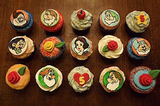 Cupcakes de Blanca Nieves, parte 2