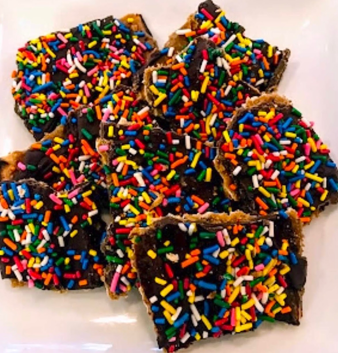 Confetti Toffee Matzo Crunch