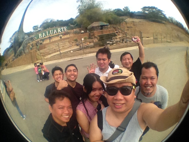 Another fish eye group pic at Baluarte in Vigan