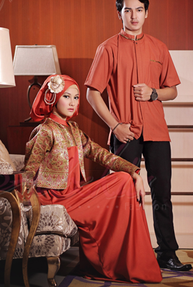Model Baju Batik Couple Hijab