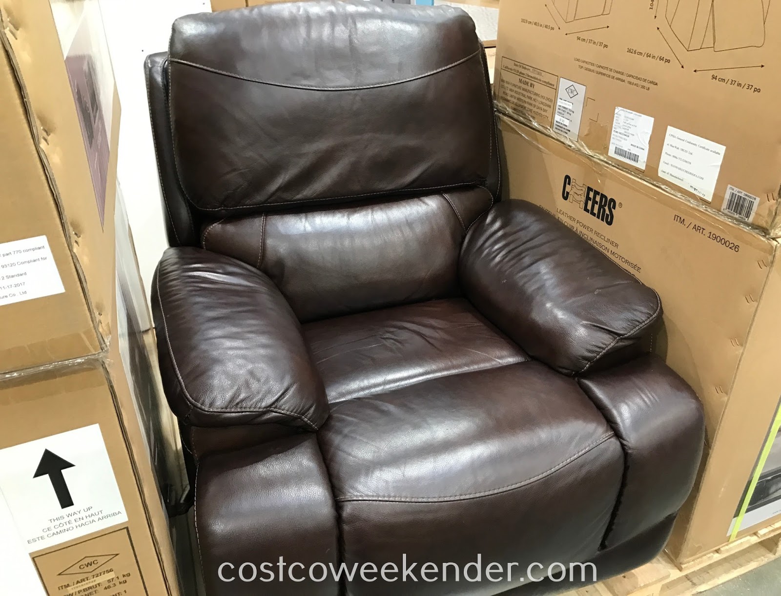 True Innovations Leather Glider Recliner Cheap Online