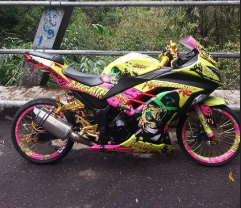 75 Foto Modifikasi Ninja 250 4 TAK Thailook Jari Jari Terkeren