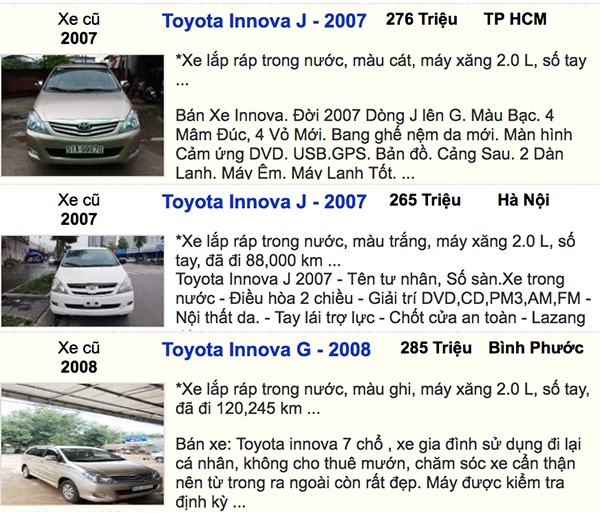 Bạn có thể nào tin xe Toyota Innova có giá 350 triệu ảnh 1 Bạn có thể nào tin xe Toyota Innova có giá 350 triệu ảnh 1