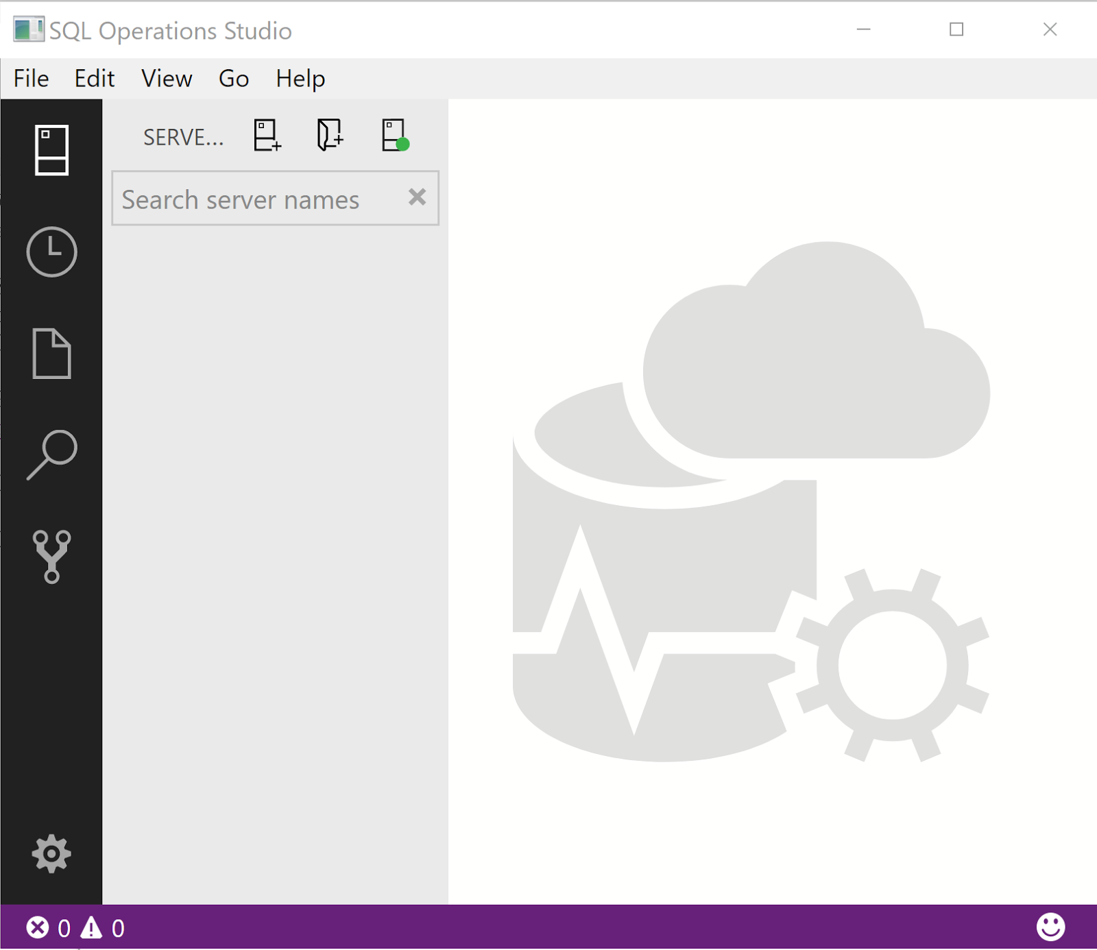 HodentekMSSS: SQL Operations Studio User Interface