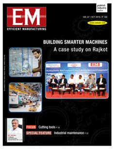 EM Efficient Manufacturing - October 2016 | CBR 96 dpi | Mensile | Professionisti | Tecnologia | Industria | Meccanica | Automazione
The monthly EM Efficient Manufacturing offers a threedimensional perspective on Technology, Market & Management aspects of Efficient Manufacturing, covering machine tools, cutting tools, automotive & other discrete manufacturing.
EM Efficient Manufacturing keeps its readers up-to-date with the latest industry developments and technological advances, helping them ensure efficient manufacturing practices leading to success not only on the shop-floor, but also in the market, so as to stand out with the required competitiveness and the right business approach in the rapidly evolving world of manufacturing.
EM Efficient Manufacturing comprehensive coverage spans both verticals and horizontals. From elaborate factory integration systems and CNC machines to the tiniest tools & inserts, EM Efficient Manufacturing is always at the forefront of technology, and serves to inform and educate its discerning audience of developments in various areas of manufacturing.