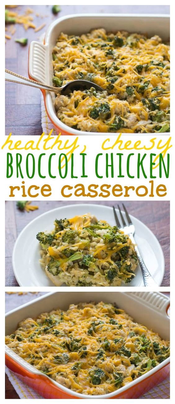 Chicken Broccoli Rice Casserole | Easy, Cheesy, and Healthy - VARIOUS ...