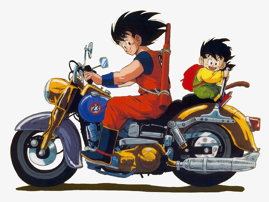 Gambar Animasi Motor Bergerak Dp Kartun Sepeda Terbaru Dragon Ball