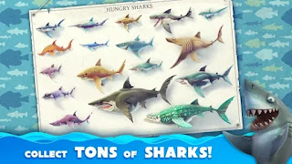تحميل لعبة hungry shark world مهكرة جاهزة