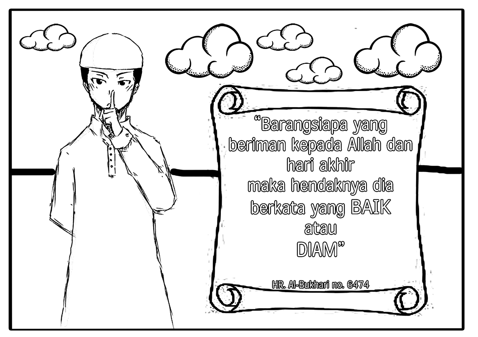 Download 93 Gambar Poster Untuk Diwarnai Terbaik Gratis