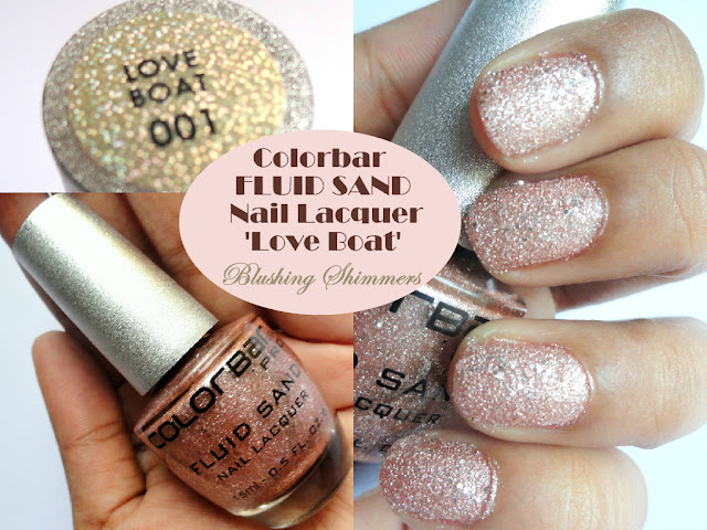 Colorbar Fluid Sand Nail Lacquer 'Love boat'