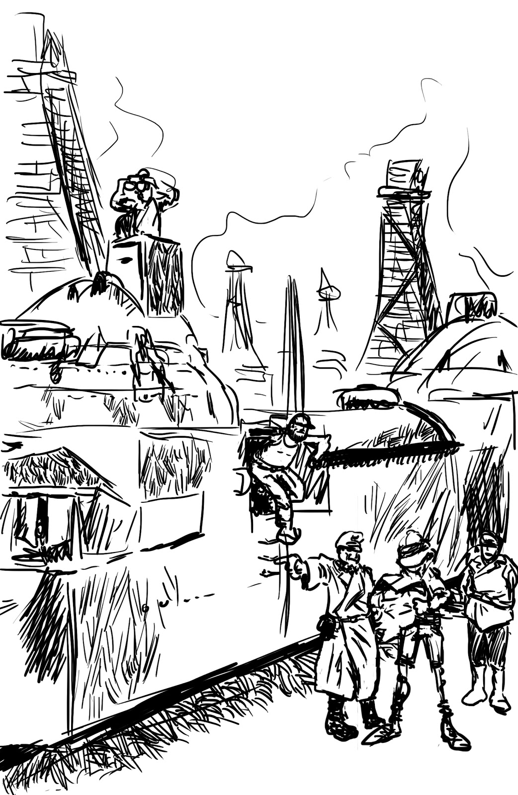 Esto lo has calcado, no?: Baku, tren blindado