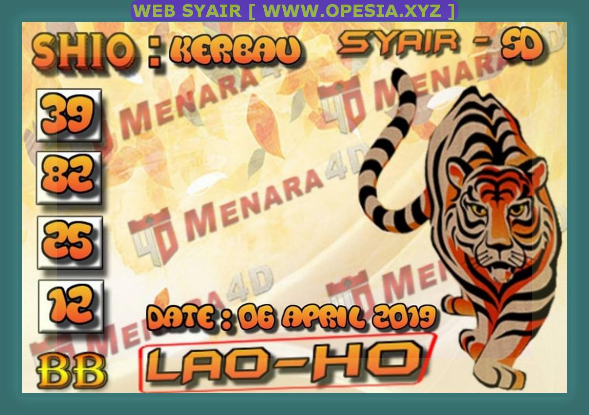 Kode syair sdy Sabtu 6 April 2019 GOsyair SEDIA KODE