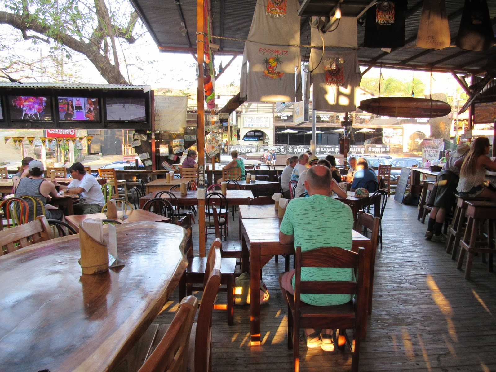 Great Adventures Coconutz Restaurant/Bar in Playa Del Coco