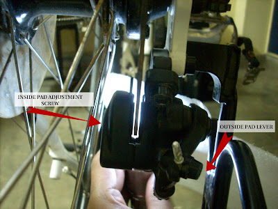 adjust disc brake calipers