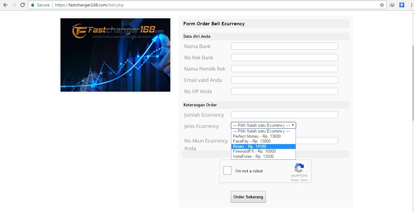 Cara Mudah dan Cepat Deposit atau Memasukkan Modal Ke Akun Real Binary