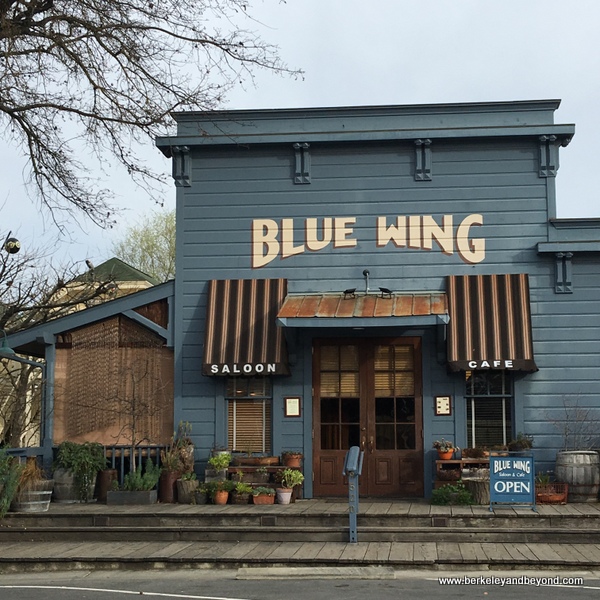 exterior of Blue Wing Saloon Restaurant in Upper Lake, California exterior of Blue Wing Saloon Restaurant in Upper Lake, California