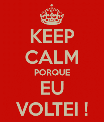 Resultado de imagem para eu voltei