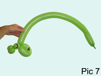 Как сделать змейку из шаров