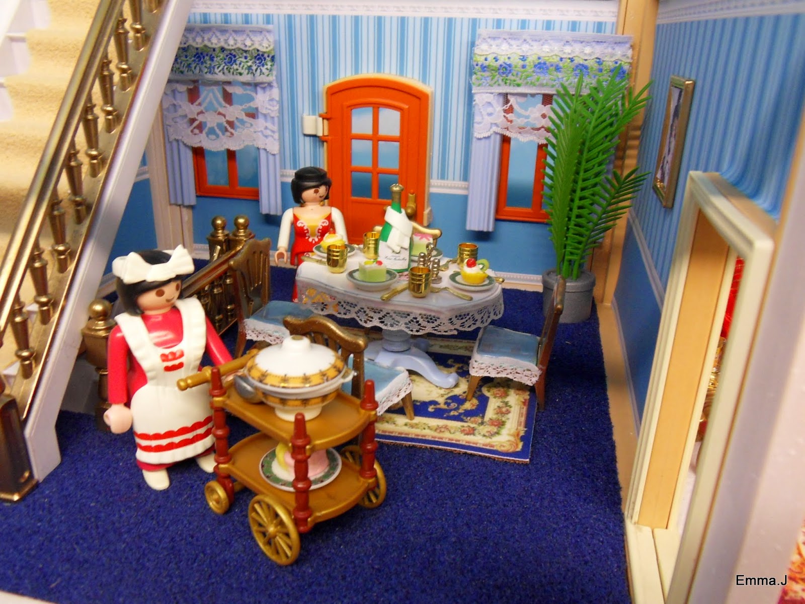 Tapis Victorien Playmobil Pour Mansion Salon - Pièce Détachée 70897 - Occasion - Allemagne