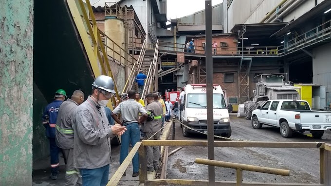 Explosão na CSN  em Volta Redonda, Rio de Janeiro