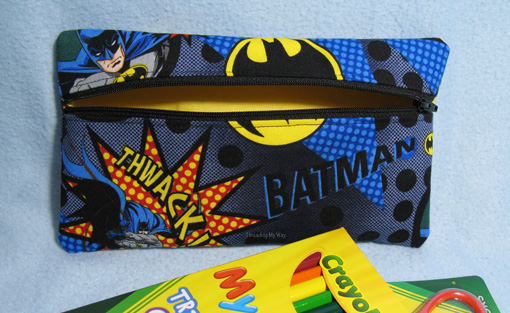 Batman Pencil Case ~ Threading My Way