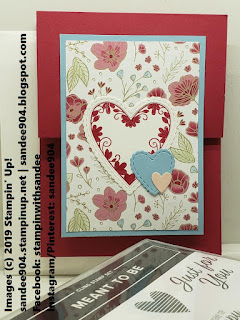Hearts for All Occasions with Meant To Be Stamp Set using Balmy Blue