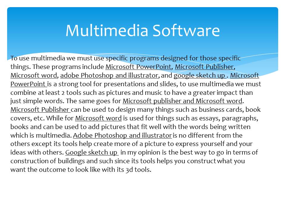 Essay about multimedia in education image