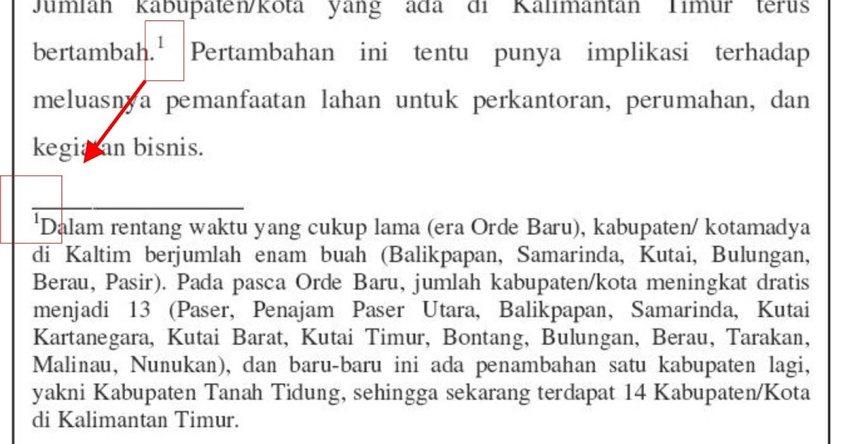 Contoh Makalah Menggunakan Footnote GG Rumah