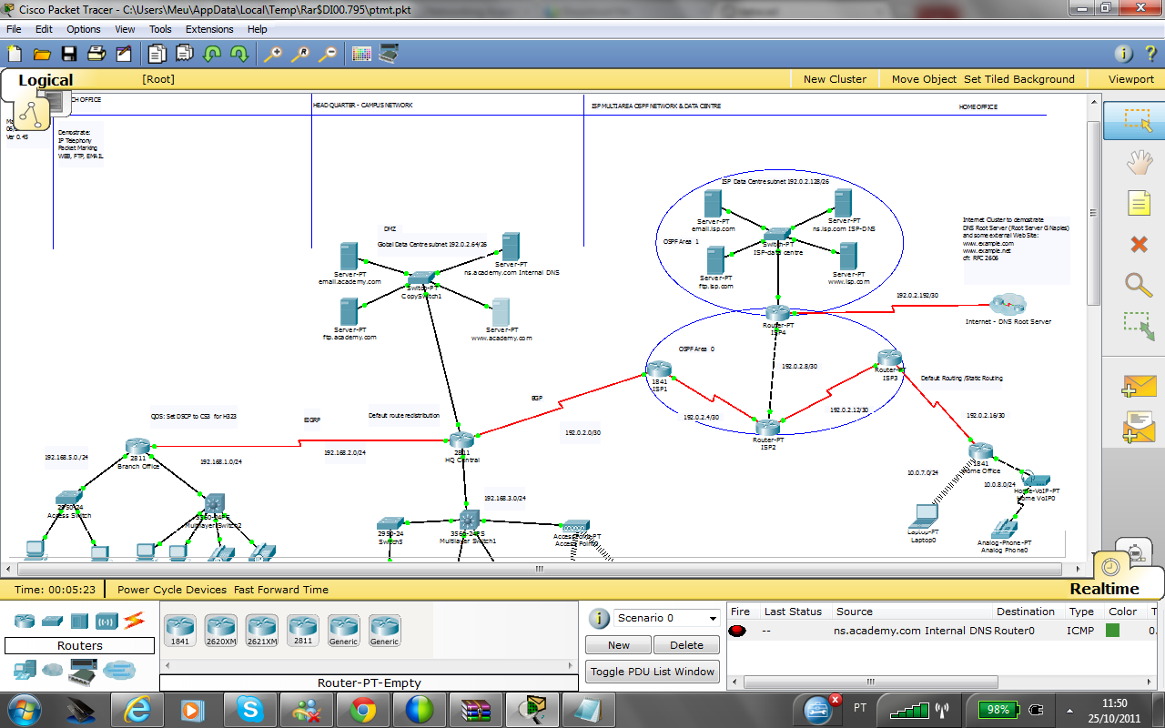:: N E T F I N D E R S B R A S I L ::: Packet Tracer Master Topology