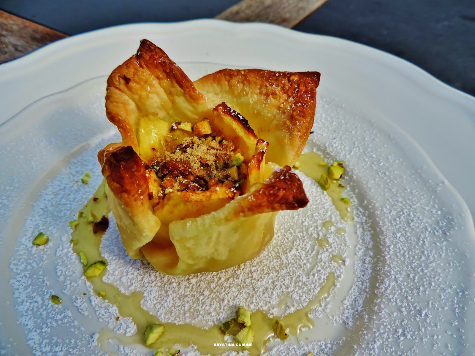 Krystina cuisine Feuilletés aux pommes