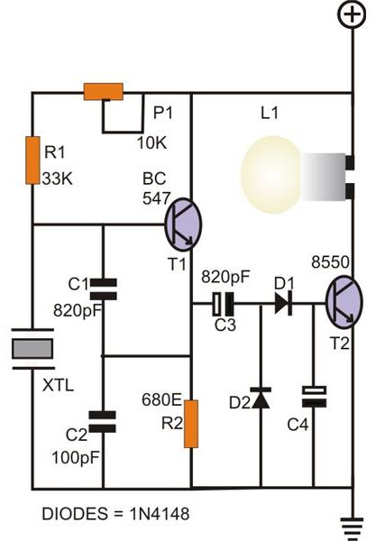 How build a Crystal Tester Circuit | Supreem Circuits Diagram and Projects