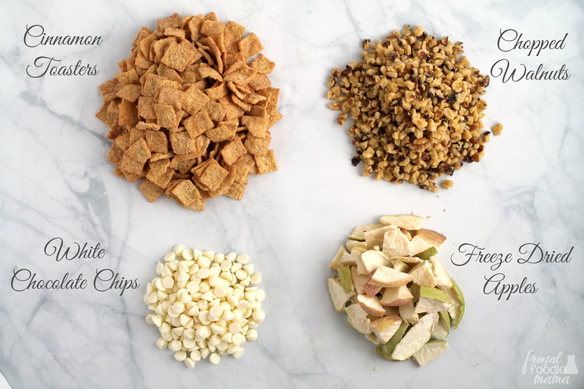 Frugal Foodie Mama Easy Apple Pie Trail Mix