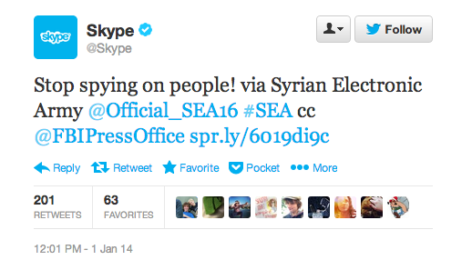 Skype twitter account hacked by Syrian Electronic Army, news for Skype, hacking skype, Skype Social Media accounts hacked by Syrian Electronic Army, hackers breached skype,