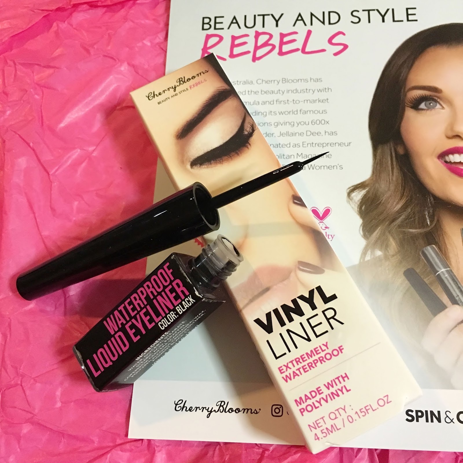 Max The Unicorn Review Cherry Blooms Fiber Brow, Fiber Lash & Vinyl