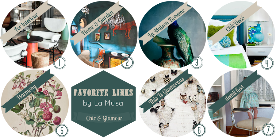 Favorite Links, La Musa Decoración, Inspire, artwork, decor, home, glamour, chic