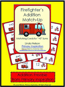 http://primaryinspiration.blogspot.com/2013/10/addition-with-firefighters-freebie.html